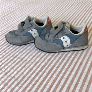 Saucony jazz Gray and Blue Sneakers, size  9